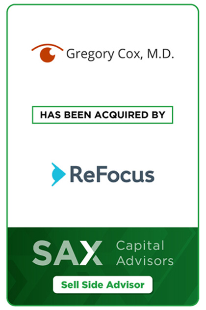 Gregory Cox, M.D. has been acquired by ReFocus