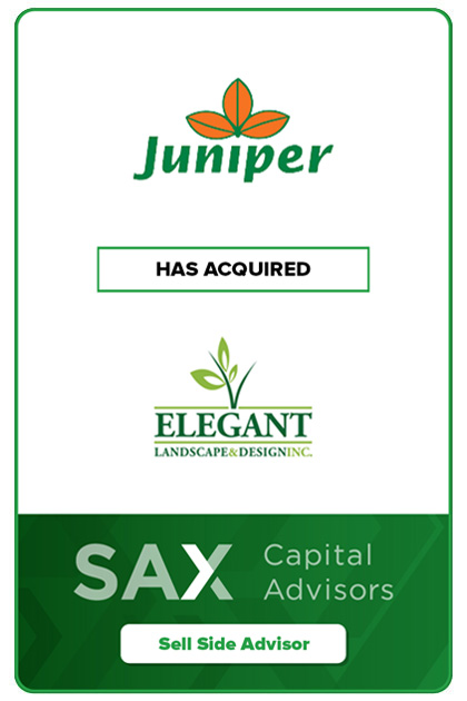 Juniper has acquired Elegant Landscaping